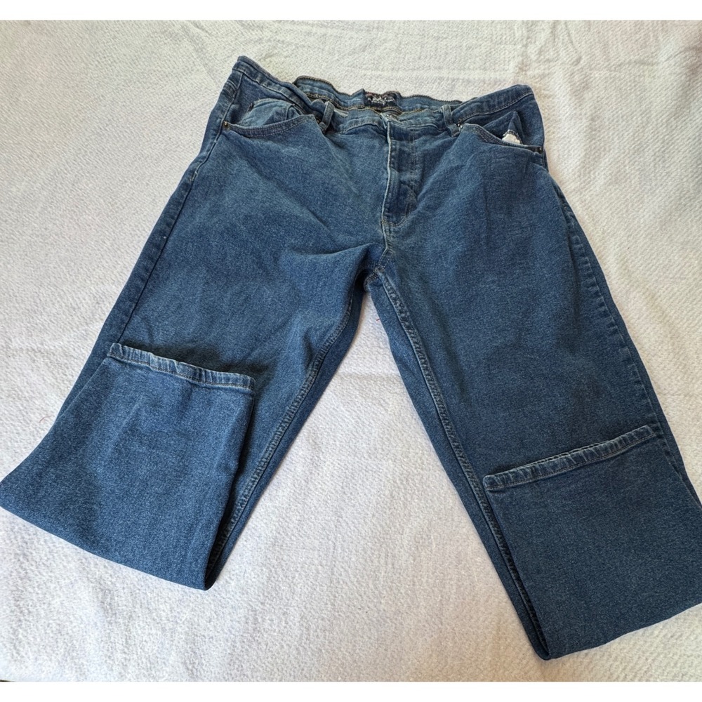 Architect Jean Company Mens 36x29 Relaxed Fit Medium Wash Blue Denim Jeans